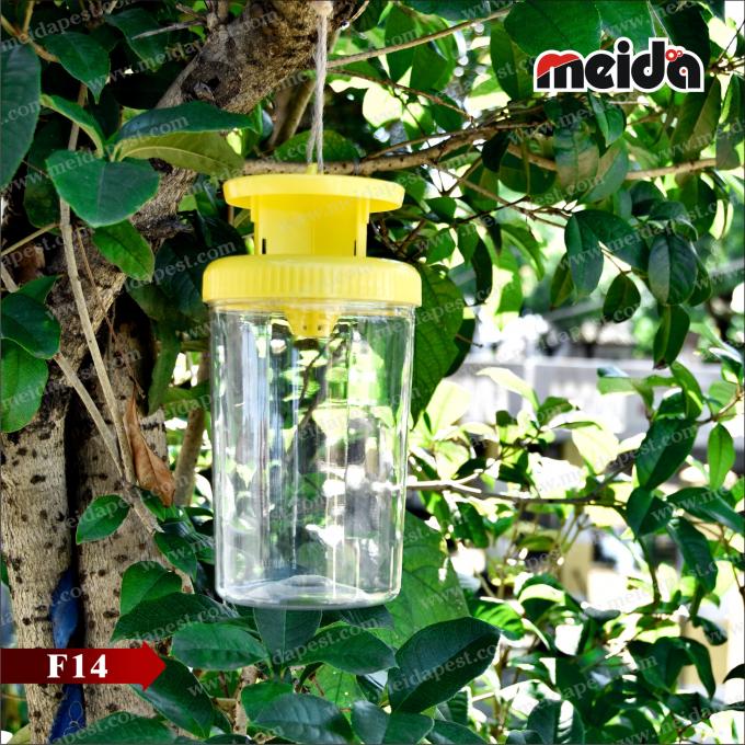 PP Control de plagas al aire libre para jardín de frutas trampa para moscas atrapadora de insectos colgar fácil jar abierto mosca 0