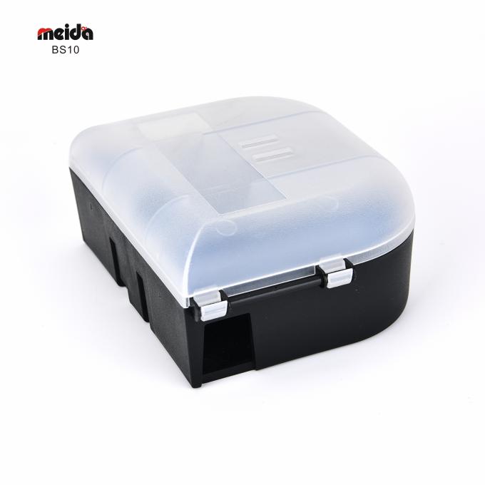 15*11.5*6.5cm Caja de trampa de plástico con llave para ratones para estaciones de cebo para un control eficaz de plagas 5
