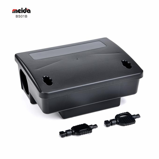 Caja de control de roedores de plástico ecológico para la estación de cebo para ratones en Black Power Fuente libre 0