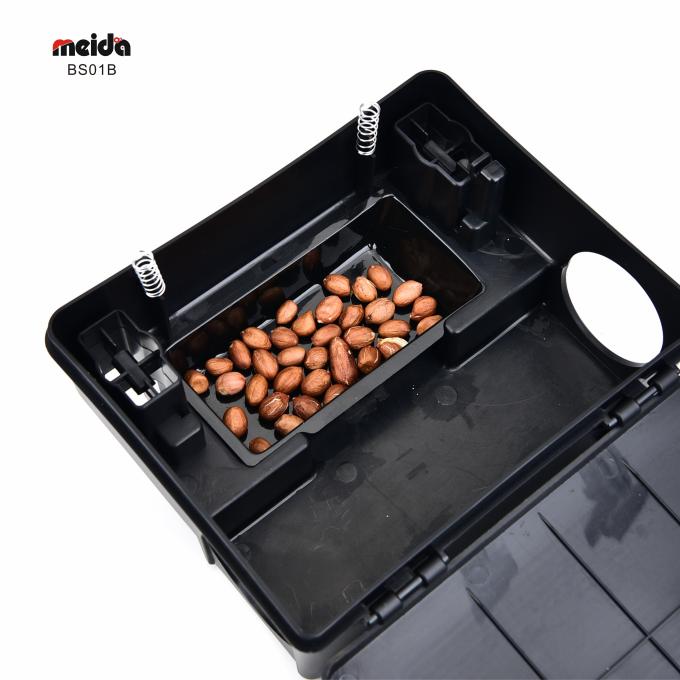 Caja de control de roedores de plástico ecológico para la estación de cebo para ratones en Black Power Fuente libre 4