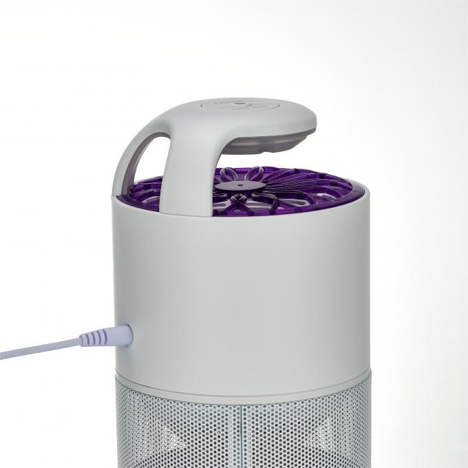 Asesino de mosquitos de flujo de aire eléctrico Luz UV LED de interior Trampa de insectos voladores con cable USB 480 horas 2