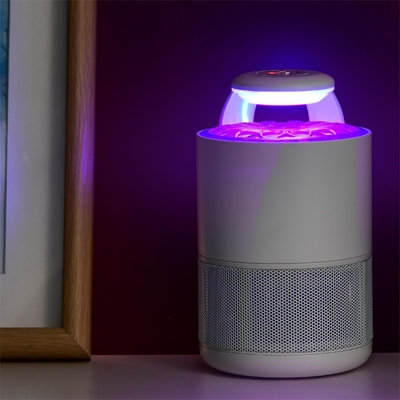 Un buen precio. Asesino de mosquitos de flujo de aire eléctrico Luz UV LED de interior Trampa de insectos voladores con cable USB 480 horas en línea