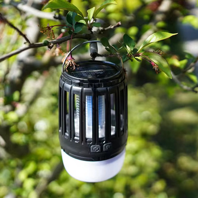 Un buen precio. Acampada solar mosquito electrónico matando insectos Zapper Lámpara asesina trampa de moscas para exteriores interiores en línea